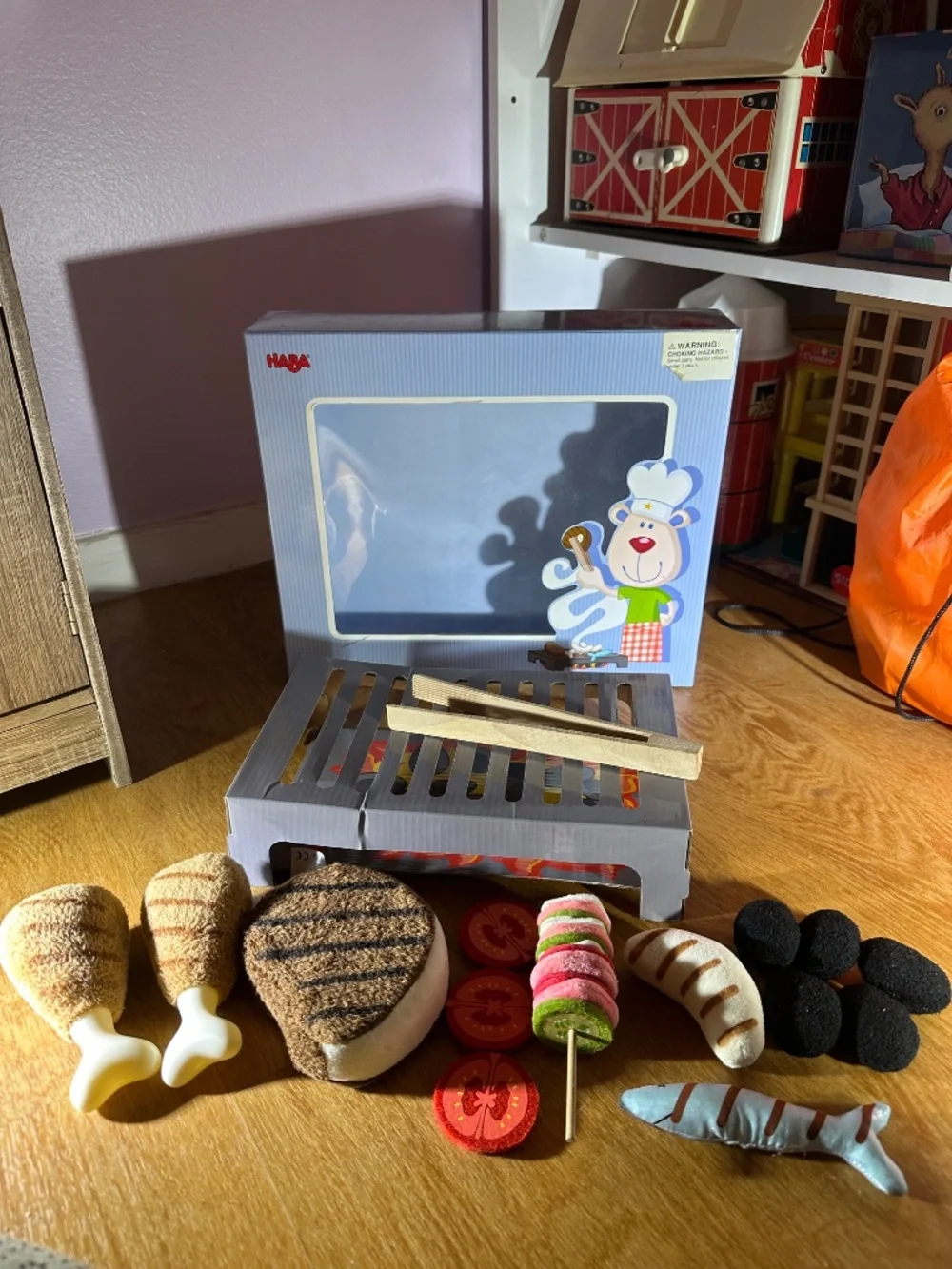 HABA Biofino Sizzle Expert Pretend Grill Set – Complete in Original Box
